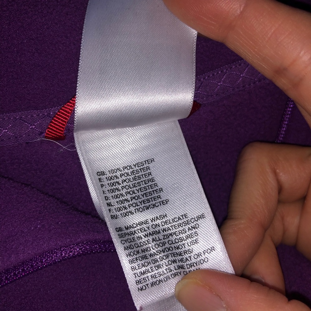 The North Face Purple Pull-Over - Picture 6 of 6